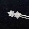 Prezzo più basso Best Selling Iced Out Jewelry 925 Sterling Silver Jewelry Vvs Moissanite Stud Orecchini