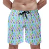 Heren Shorts Reizen Vakantie Board Zomer Paspoort Vakantie Koffer Sport Korte Broek Mannen Sneldrogend Grappige Custom Zwembroek