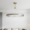 Chandeliers Modern Minimalist Glass Led Pendant Lights For Living Dining Room Coffee Tables Kitchen Chandelier Home Decoration Light Fixture