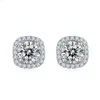 Pushi Engagement Luxe Bijoux De Mariage De Mariée 0.5ct 1ct Femmes En Gros 18 k Or Ensemble Réel Gra Vvs Moissanite Boucles D'oreilles