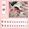 Unhas Postiças Curto Nail Art Produtos Suprimentos Adesivos Reutilizáveis Cola Prensa Coisas Cobertura Completa Dicas Acessórios Ferramentas de Designer