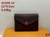 designer rosalie victorine portefeuille luxe porte-monnaie femme porte-cartes M41938 porte-monnaie homme pochette CardHolder petits portefeuilles voyage pochettes 11x9.5cm