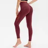 Kvinnors byxor Yoga Sports Leggings Mesh Stitching Solid Tight High midje Elastic Breattable Long Gym Clothing