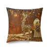 Kuddefodral 45x45cm God jul Xmas Designed Throw Er Cushion Decor Decoration For Home Drop Delivery Garden Textiles Säng SU DHTKS