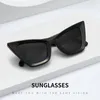 Óculos de sol Y2K LuxuryVintage Cat Eye 2023 Fashion Oversized Shape Shades Óculos de sol Design UV400
