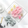 Baking Moulds Creative Cake Chocolate Molds Sile Pudding 3D Car Shape Mod Home Kitchen Tool Drop Delivery Garden Dining Bar Bakeware Dhb9U