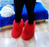 Zapatillas de piel de avestruz para mujer
