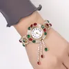 Montres-bracelets De luxe mode femmes montres dames plein diamants conception Vintage femme robe montre pour femmes Reloj De Mujer