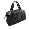 Duffel Bags Men Genuine Leather Shoulder Bag Women Real Cow Handbags Business Large Messenger Travel Laptop Weekend Tote