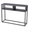 Móveis de sala de estar mesa de varanda americana metal ferro forjado quarto longo escritório el display mesa estreita side256r