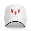 Ball Caps Fashion Red Messis футбольный футбольный футбольный бейсбол, женщины, мужчина, регулируемая папа шляпа спорт