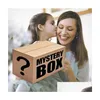 Portabla högtalare Mystery Box Electronics Random Boxes Birthday Surprise Gifts ADT Lucky som Drönes Smart Watches Bluetooth Spea Dhdka