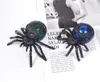 Decompression Toy Spider Stress Ball Scary Halloween Party Favors Animal Glitter Squeeze Balls Birthday Gifts Black Holiday Bag Filler