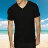 Camisetas masculinas para homens altas a granel lisas moda primavera e verão casual manga curta rodada camisa de manga comprida grossa