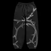 Heren trainingspakken herfst heren dames rood trainingspak oversized rits hoodie en broek met trekkoord 2-delige sets grunge graphics streetwear 385