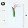 Fleurs décoratives 10 Pcs Tulipes Artificielles Faux Pu Real Touch Pour Les Décorations De Printemps Maison En Vrac Faux