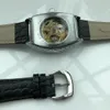 Orologio da uomo di design di lusso con movimento meccanico dal design luminoso, stile classico, con teschio, orologi avanzati