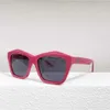 Novo designer de luxo de alta qualidade B Red Online Red com a mesma carta personalizada para óculos de sol de moda versátil femininos BB0216