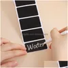 Adhesive Stickers Wholesale 120Pcs/Roll Waterproof Label Kitchen Spice Bottle Home Jam Jar Tags Blackboard Decorations Drop Delivery Dhrb6