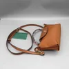 Bag High 2024 quality Clearance Dumpling Wholesale Wholesale Shoulder strap wallet Nylon Short Handle Hand Contrast Cosmetic Cognac Color Hand Mini handbag