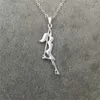 Pendant Necklaces Elfin Trendy Pole Dancer Necklace Strip Silhouette Gift For Bachelorette Party Women Figure Jewellery