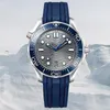 Fashion Casual Designer Watch Luxury Omeg Classic Mechanical Automatic Datejust 41mm Sapphire 904l Rostfritt stål Läderband 8215 Rörelse Vattentät dhgate