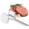 Meat Poultry Tools 19.5Cm Kitchen Gadgets Mtifunction Hammer Two Sides Loose Tenderizers Portable Steak Pork Aluminum Alloy Drop D Dhial