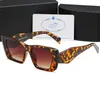 Óculos de sol de designer de luxo para homem e mulher, óculos de sol de design unissex, armação retrô, design de luxo UV400 com caixaP1008