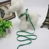 Dog Harness Leashes Nylon Printed Adjustable Pet Collar Puppy Cat Animals Accessories Necklace Rope Tie Wholesale