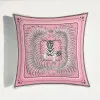 Einfache rosa Kissenbezug Samt Digitaldruck Kissenbezug Mädchen Schlafzimmer Nachttisch Sofa Dekoration Kissenbezug