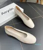 أحذية النساء Aeyde Square Toe Flats Fashion New Classic Vintage Marning Shoes