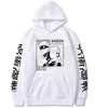 Мужские толстовины Jujutsu Kaisen Print Menwomen Yuji Itadori и Satoru Gojo Hoodie Whoodie