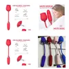 Altri articoli per massaggi Vibratori rosa Adt Toys Vibratore per succhiare il clitoride S Intensa aspirazione Lingua leccata Stimolatore del clitoride Capezzolo Masr per Drop Dh3Bs