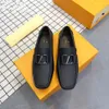 84 model High Quality Mens Genuine Leather Designer Dress Shoes Gentle Men Brand Official Flats Casual Comfort Breath Loafers Big Size 6.5-12