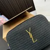 Kedjepåse halm designer väska pärla handväskor axel lyxväskor metall kvinnor handväska äkta läderväska flip cover designer bag899 messenger väska crossbody sain sain