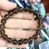 Strand Sirius Meteorite Stone Beads Natural Gemstone Jewelry Bracelet For Men Women Gift Wholesale !