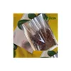 Packing Bags Wholesale 8X12Cm Open Top Sier / Clear Aluminum Foil Packaging Bag Vacuum Food Storage Package Pouches Heat Seal With Tea Dh1Aq