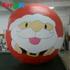 Ballon à hélium gonflable en PVC de 2 m/3 m avec lumières et grand ballon à hélium avec impression du Père Noël utilisé pour les activités et les fêtes de Noël