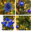 Decorative Flowers 2.7M Christmas Wreath Without LED Light Xmas Decorations Home Garden Office Porch Front Door Hanging Garland Year Decor