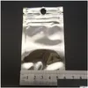 Sacchetti di imballaggio Taglie multiple all'ingrosso Foglio di alluminio Trasparente Richiudibile Vae Cerniera Sacchetto di plastica per imballaggio al dettaglio Chiusura lampo Mylar K Pacchetto Dr Dh61L