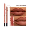 Derol Matte Smooth Lip Lip Pen Makeup مقاومة للماء دائمة الكنتوريا ثلاثية الأبعاد شفاه الشفاه قلم رصاص عارية وردي شفة Tint Cosmetic 2356