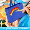 Confezioni regalo Confezione da 22 sacchetti riutilizzabili Borsa pieghevole Bulk per viaggio Festa di compleanno Supermercato