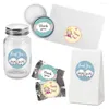 Gift Wrap 100-500 stks Dank U Stickers Roll 1 inch Lables Voor Bakken Verpakking Envelop Seals Small Business