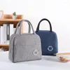 Bolsas de armazenamento Almoço Almoço Bolsa Isolada para Crianças Bolsa de Gelo Portátil Oxford Picnic Food Recipador