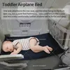 Rede descanso de pé para crianças para viagem de avião descanso para os pés rede para crianças assento de cama extensor descanso de perna para crianças pedais de bebê descanso para os pés rede 230804