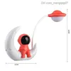 Abajures Abajures Abajures de Mesa Criativo Astronauta Lua Luz Noturna Crianças USB Recarregável LED Spaceman Bebê Criança Quarto Mesa de Cabeceira Candeeiro de Mesa Z230805