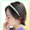 Simple Pearl Hair Hoop pannband elegant hårnål hårband dekoration flätade hårprydnader fest gåva5383216