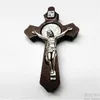 Cross Necklace Leather Rope Cross Pendant Necklace Fashion Jewelry