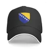 Gorras de béisbol Escudo de armas clásico Bosnia y Herzegovina Gorra de béisbol Mujeres Hombres Transpirable Papá Sombrero Rendimiento