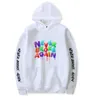 Never Broke Again Hoodie Herren/Damen Sweatshirt Youngboy Baumwolle Oversize Sweatshirts Bedruckt Streetwear Weiß Plus Size